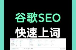 谷歌seo快速出词
