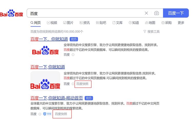 网站优化什么是网页快照