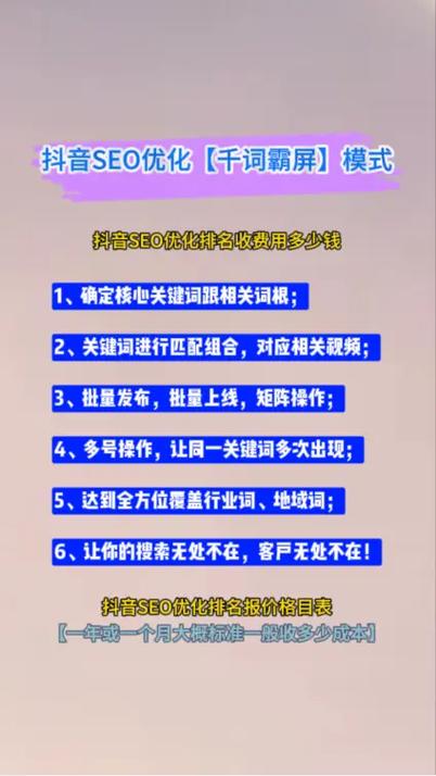 seo培训文案排名